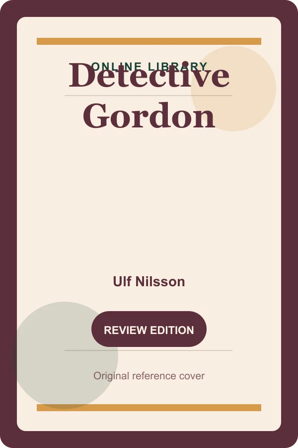 Original Online Library reference cover for Detective Gordon