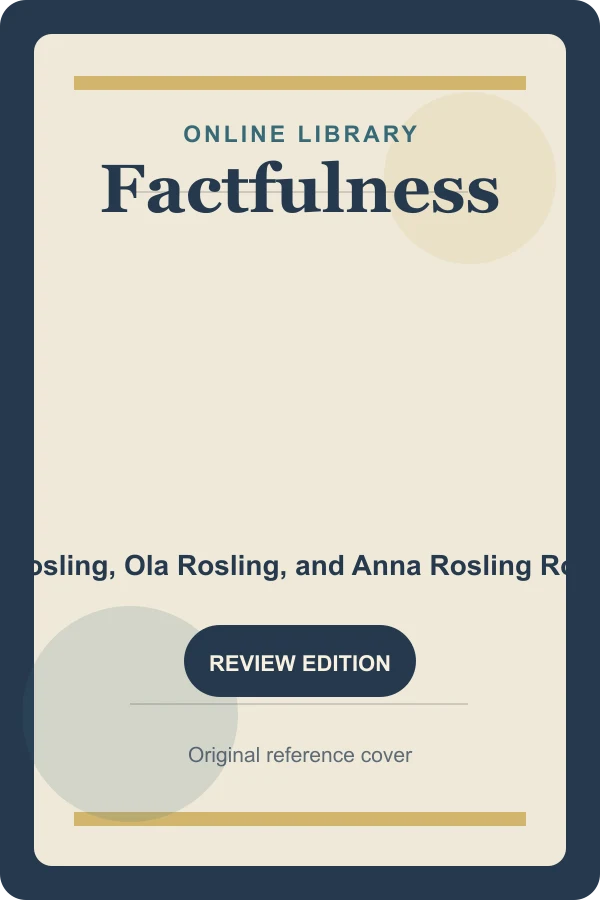 Original Online Library reference cover for Factfulness