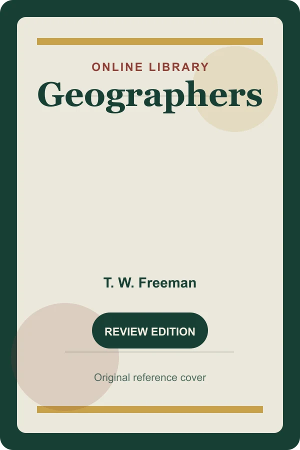 Original Online Library reference cover for Geographers
