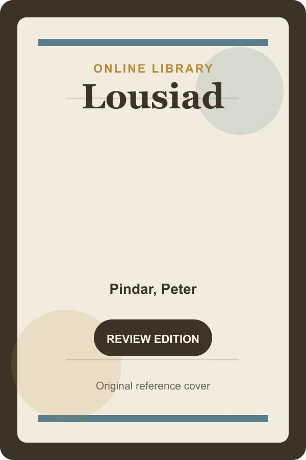 Original Online Library reference cover for Lousiad