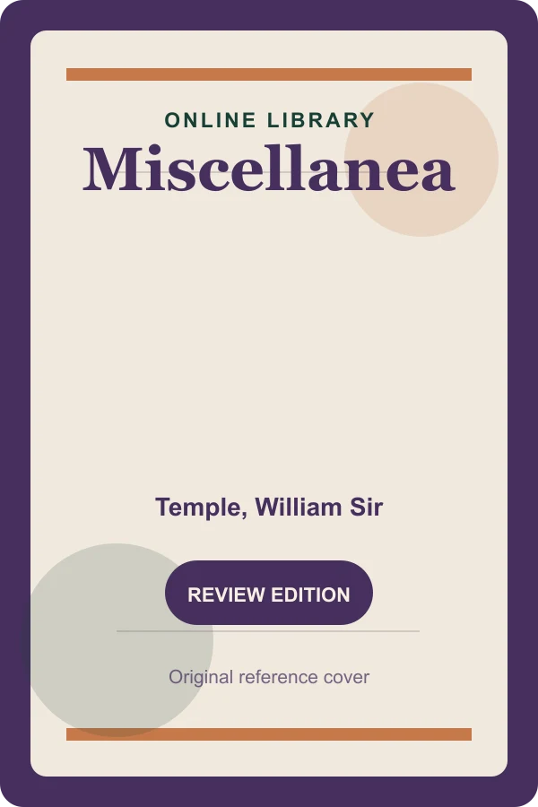 Original UtoRead.Com reference cover for Miscellanea