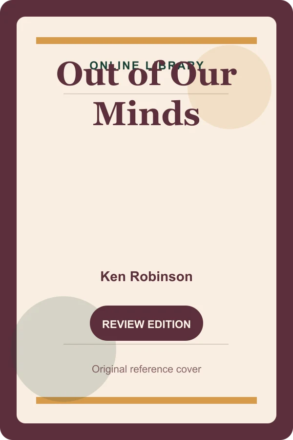 Original Online Library reference cover for Out of Our Minds