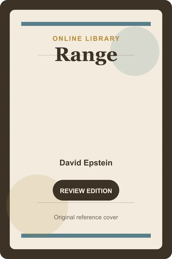 Original Online Library reference cover for Range