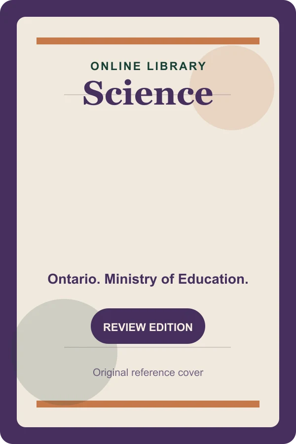 Original Online Library reference cover for Science