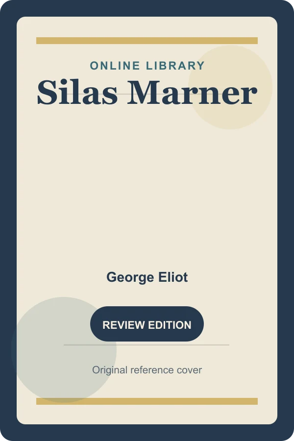Original Online Library reference cover for Silas Marner