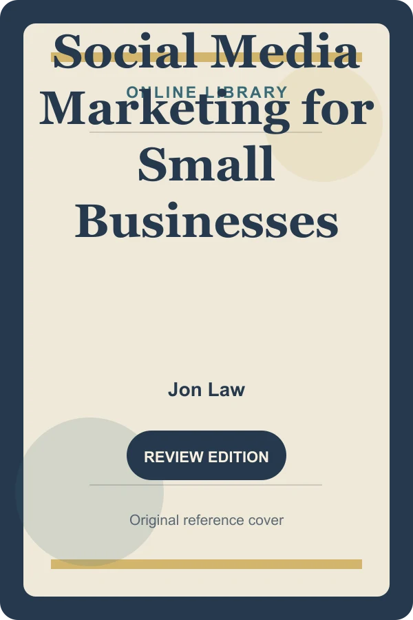 Original UtoRead.Com reference cover for Social Media Marketing for Small Businesses