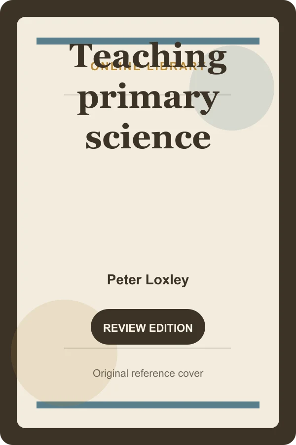 Original UtoRead.Com reference cover for Teaching primary science