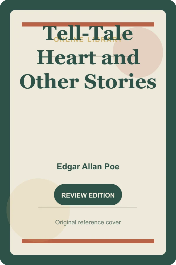 Original UtoRead.Com reference cover for Tell-Tale Heart and Other Stories