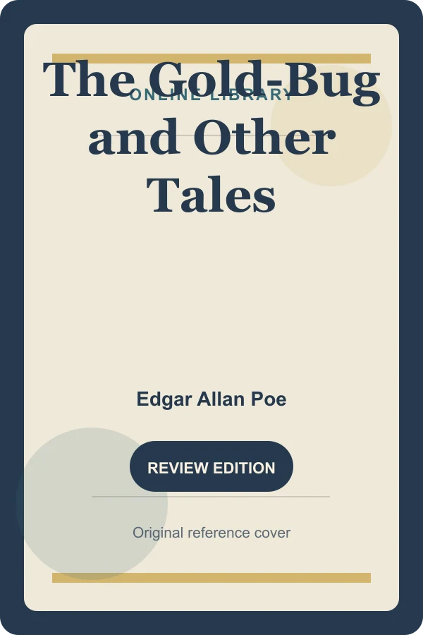 Original UtoRead.Com reference cover for The Gold-Bug and Other Tales