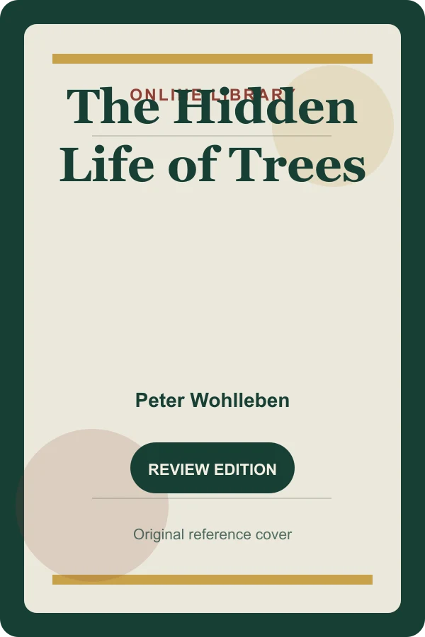 Original Online Library reference cover for The Hidden Life of Trees