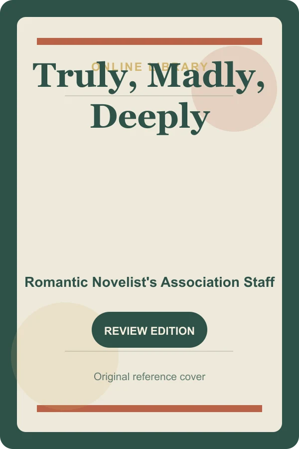 Original UtoRead.Com reference cover for Truly, Madly, Deeply