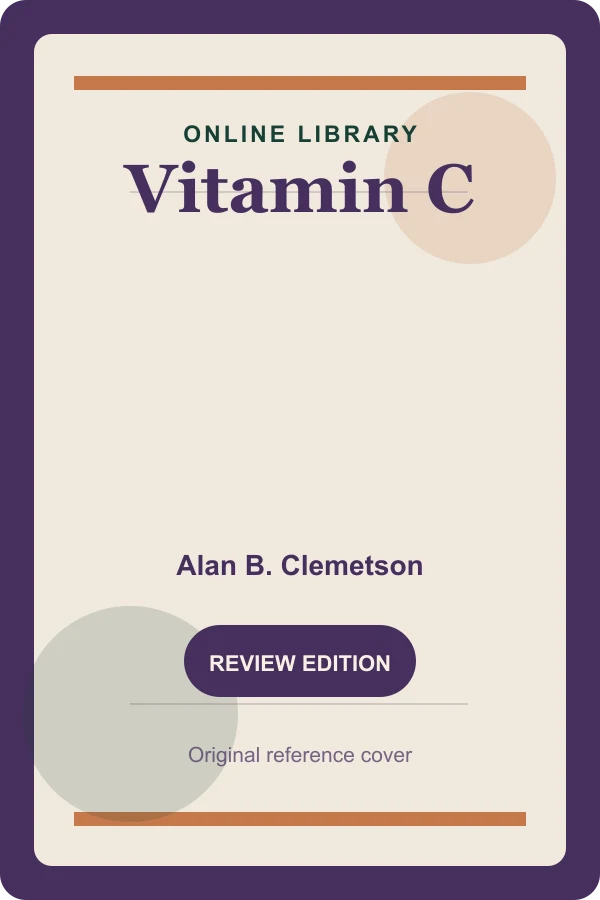 Original Online Library reference cover for Vitamin C